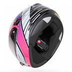 Bell Lithium MIPS TRANSITION Motorcycle Helmet (Black/White/Pink/Blue)