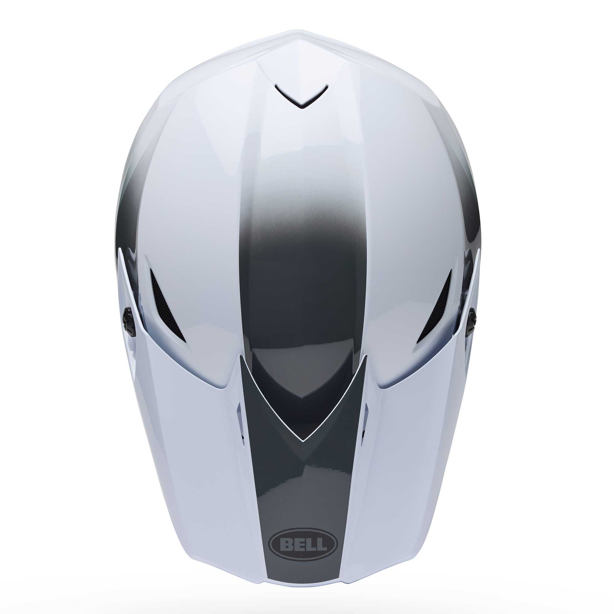 Bell MX | Enduro Helmet - MX-10 MIPS AVIATOR (White/Grey/Green/Fluo Yellow)