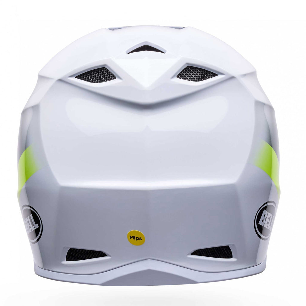 Bell MX | Enduro Helmet - MX-10 MIPS AVIATOR (White/Grey/Green/Fluo Yellow)