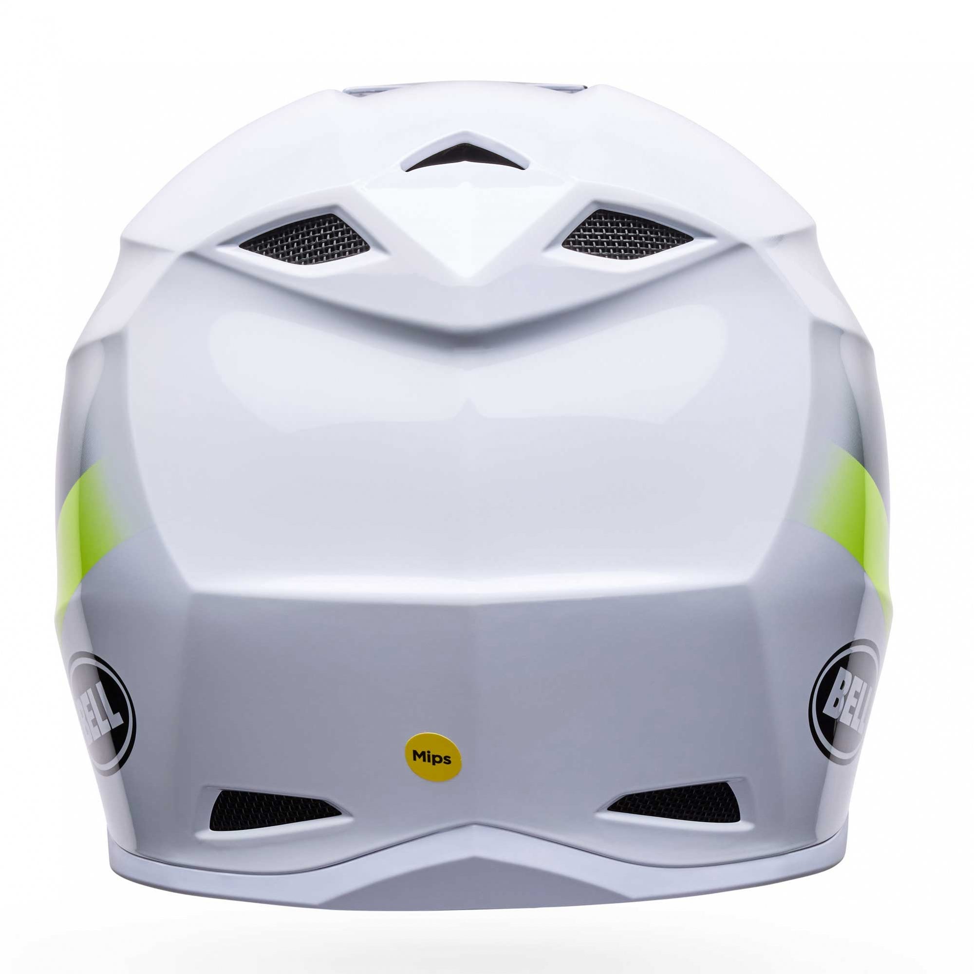 Bell MX | Enduro Helmet - MX-10 MIPS AVIATOR (White/Grey/Green/Fluo Yellow)