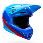 BELL MX-10 Mips AVIATOR MX | Enduro Helmet (Blue/Aqua Blue/Red)