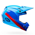 BELL MX-10 Mips AVIATOR MX | Enduro Helmet (Blue/Aqua Blue/Red)