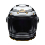Bell Urban | Classic Motorcycle Helmet - BULLITT GT Carbon Roland Sands Designs - Temple (Black/Silver)