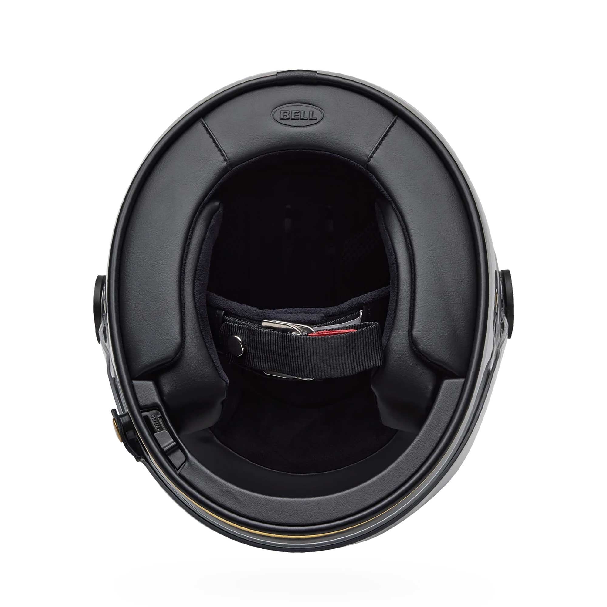 Bell Urban | Classic Motorcycle Helmet - BULLITT GT Carbon Roland Sands Designs - Temple (Black/Silver)