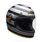 Bell Urban | Classic Motorcycle Helmet - BULLITT GT Carbon Roland Sands Designs - Temple (Black/Silver)