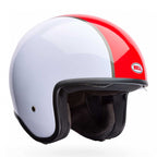 BELL Open Face Motorcycle Helmet - TX-501 RALLY (Red/White)
