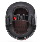 BELL Open Face Motorcycle Helmet - TX-501 RALLY (Red/White)