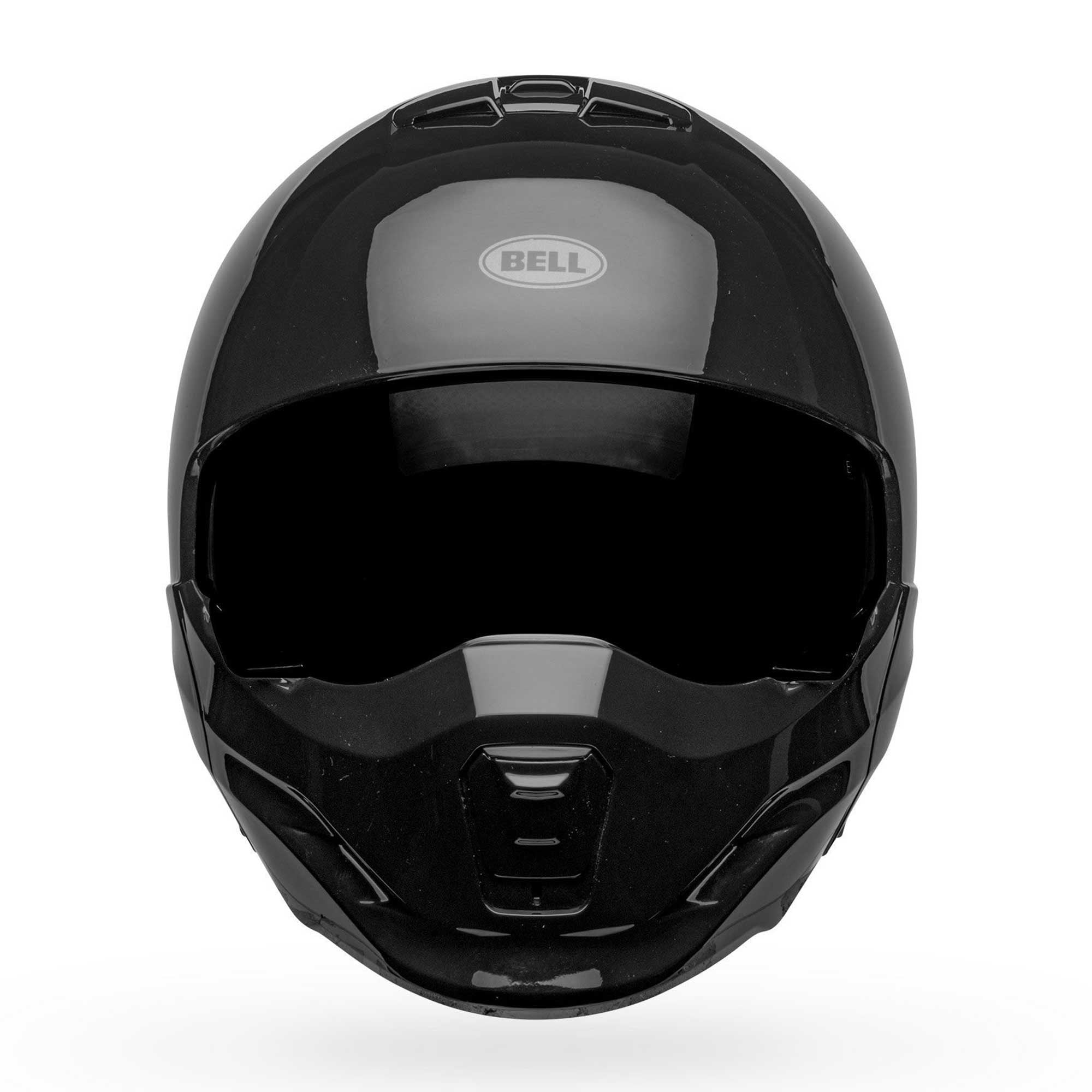 Bell Full | Open Face Motorcycle Helmet - BROOZER SOLID (Black)