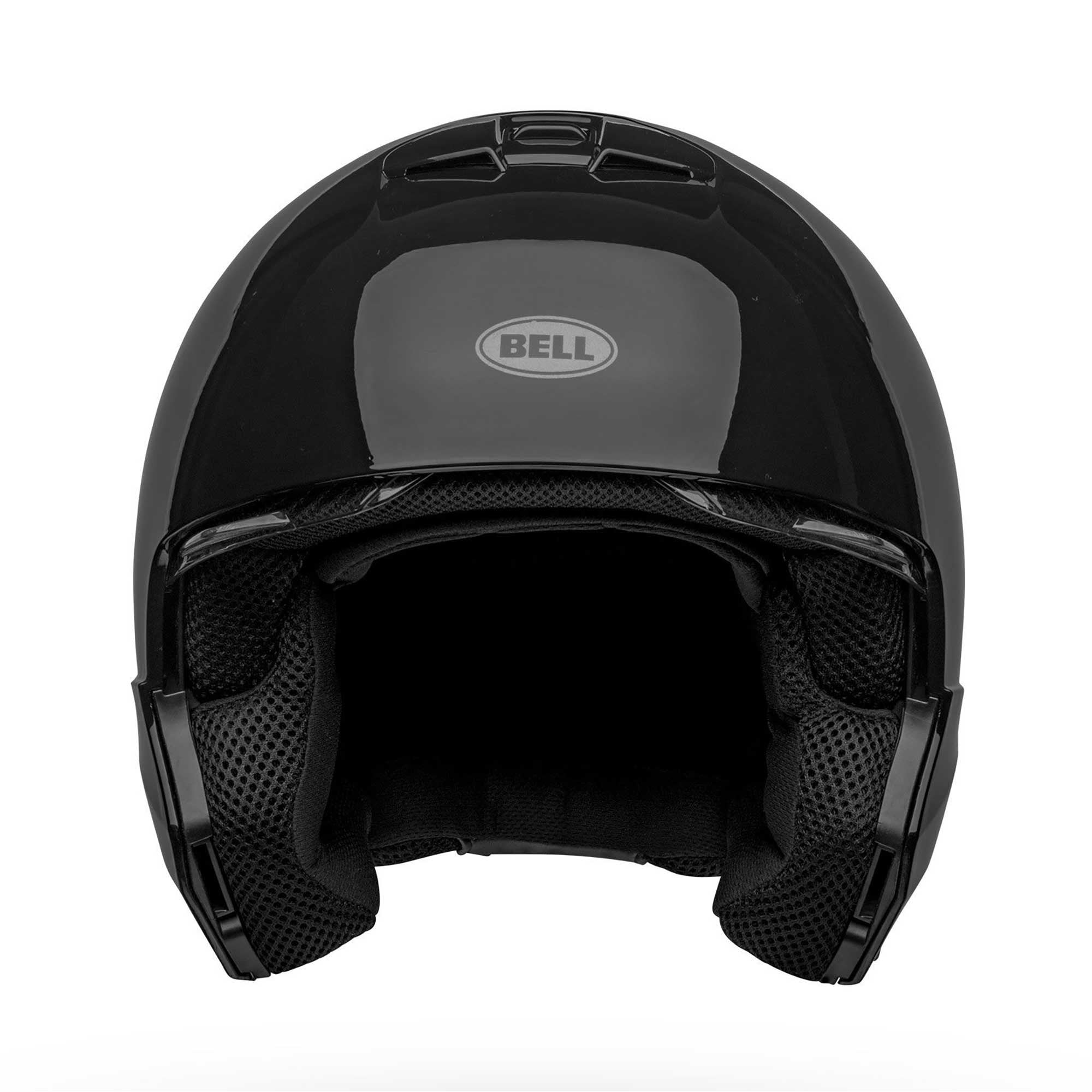 Bell Full | Open Face Motorcycle Helmet - BROOZER SOLID (Black)