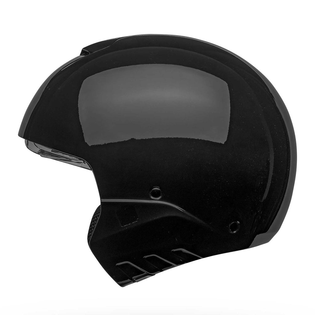 Bell Full | Open Face Motorcycle Helmet - BROOZER SOLID (Black)