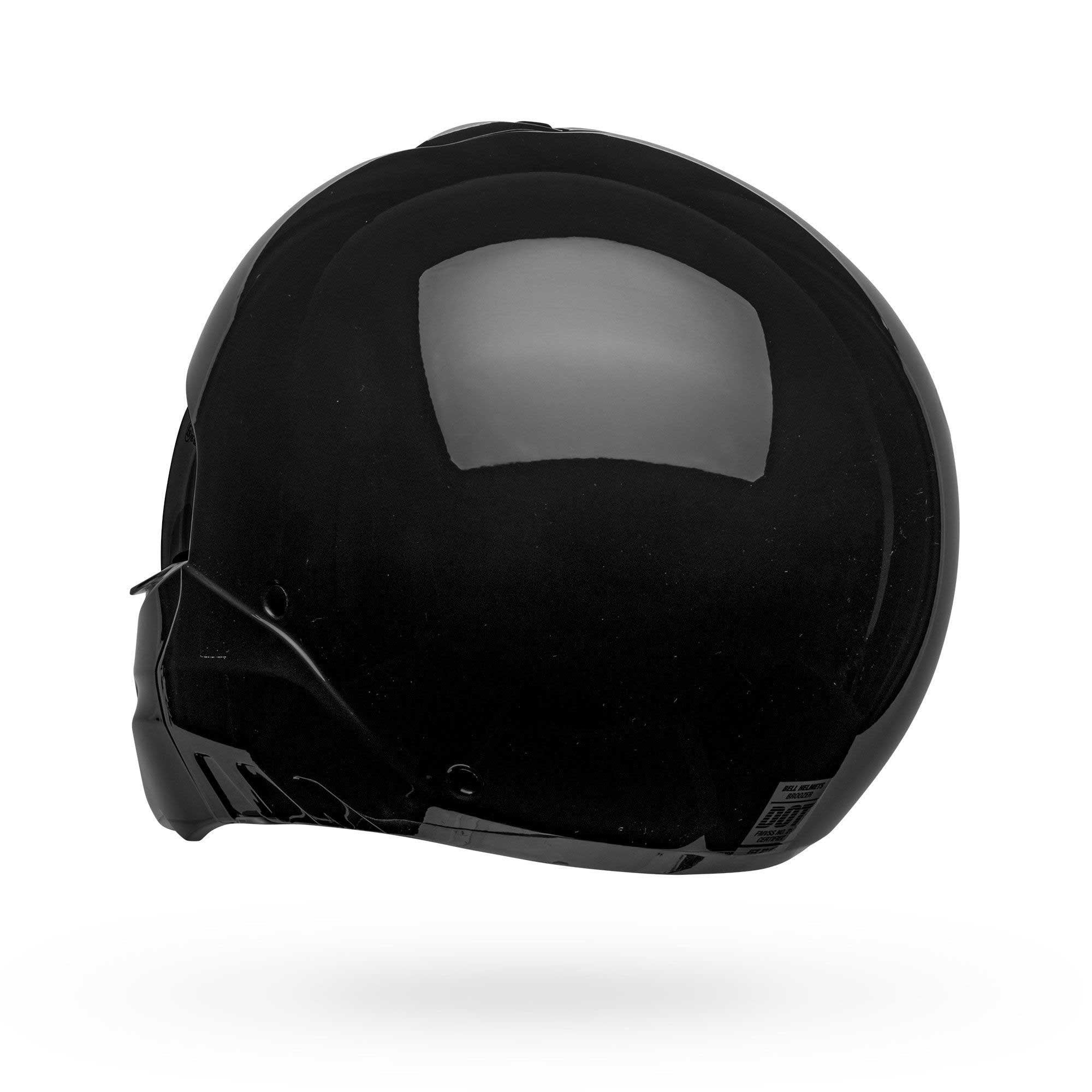 Bell Full | Open Face Motorcycle Helmet - BROOZER SOLID (Black)