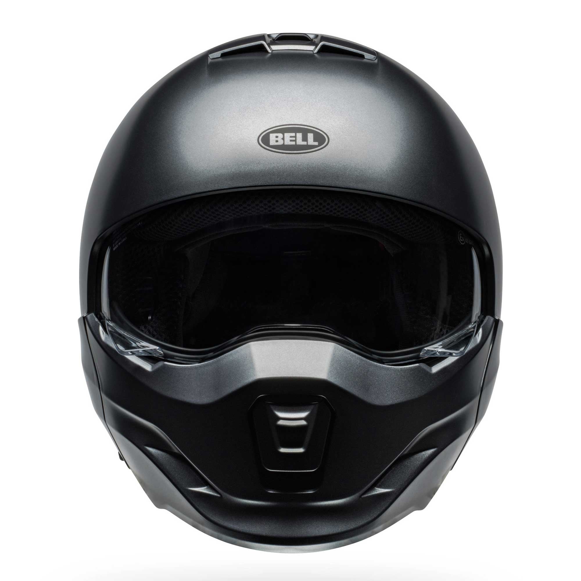 Bell Full | Open Face Motorcycle Helmet - BROOZER SOLID (Grey)