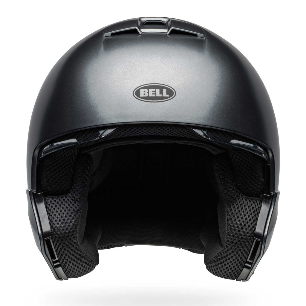 Bell Full | Open Face Motorcycle Helmet - BROOZER SOLID (Grey)