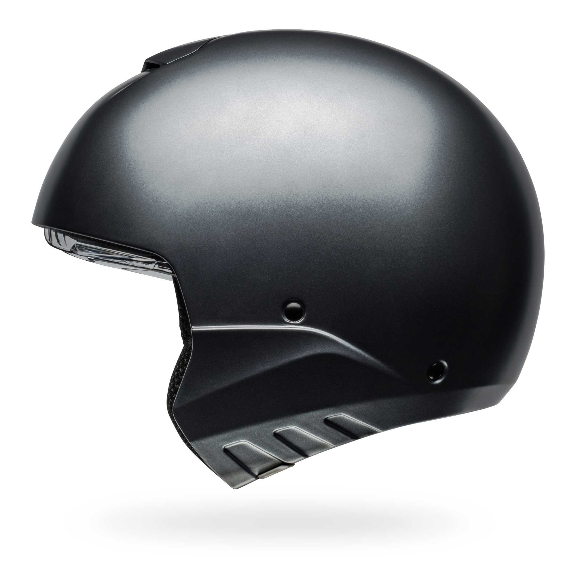 Bell Full | Open Face Motorcycle Helmet - BROOZER SOLID (Grey)