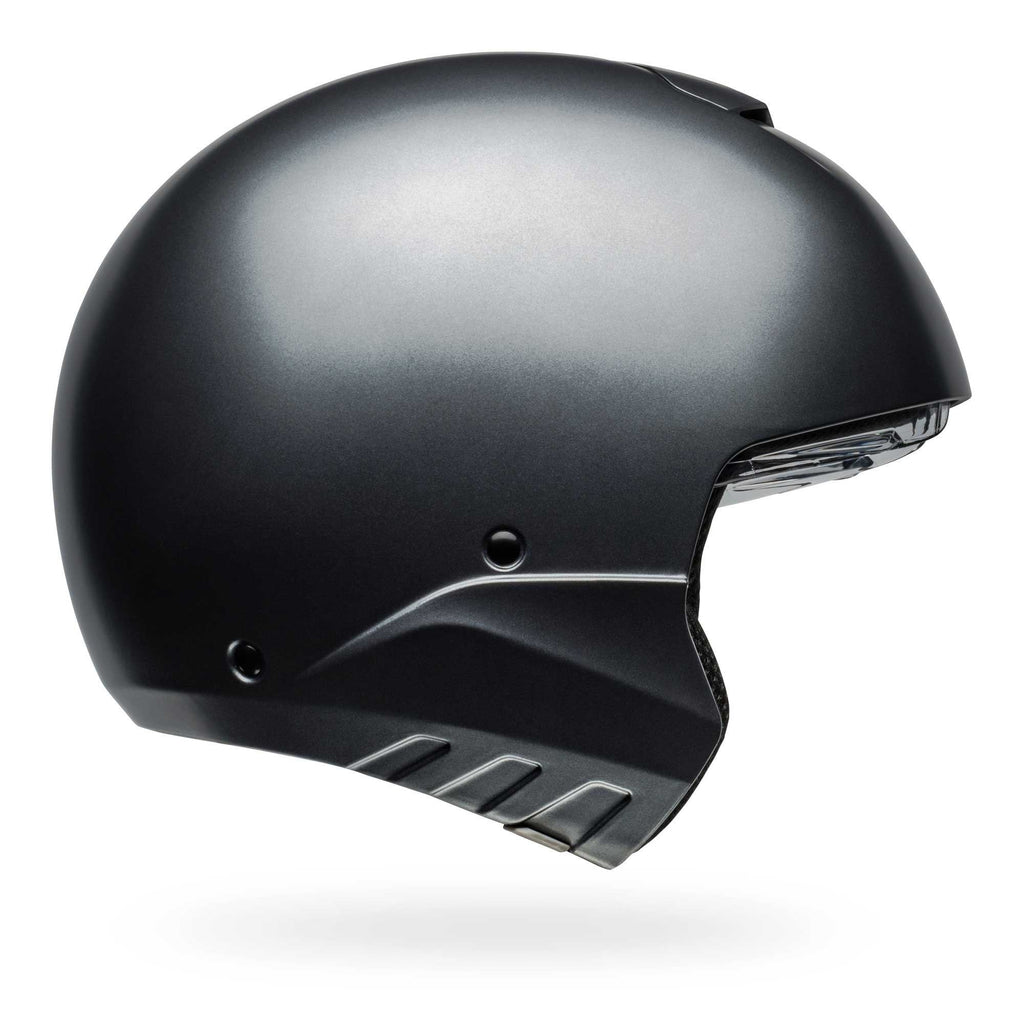 Bell Full | Open Face Motorcycle Helmet - BROOZER SOLID (Grey)