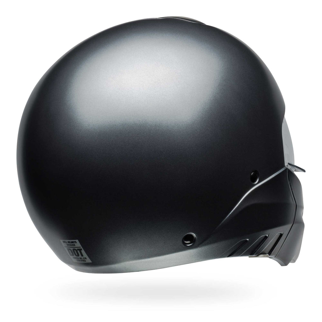 Bell Full | Open Face Motorcycle Helmet - BROOZER SOLID (Grey)
