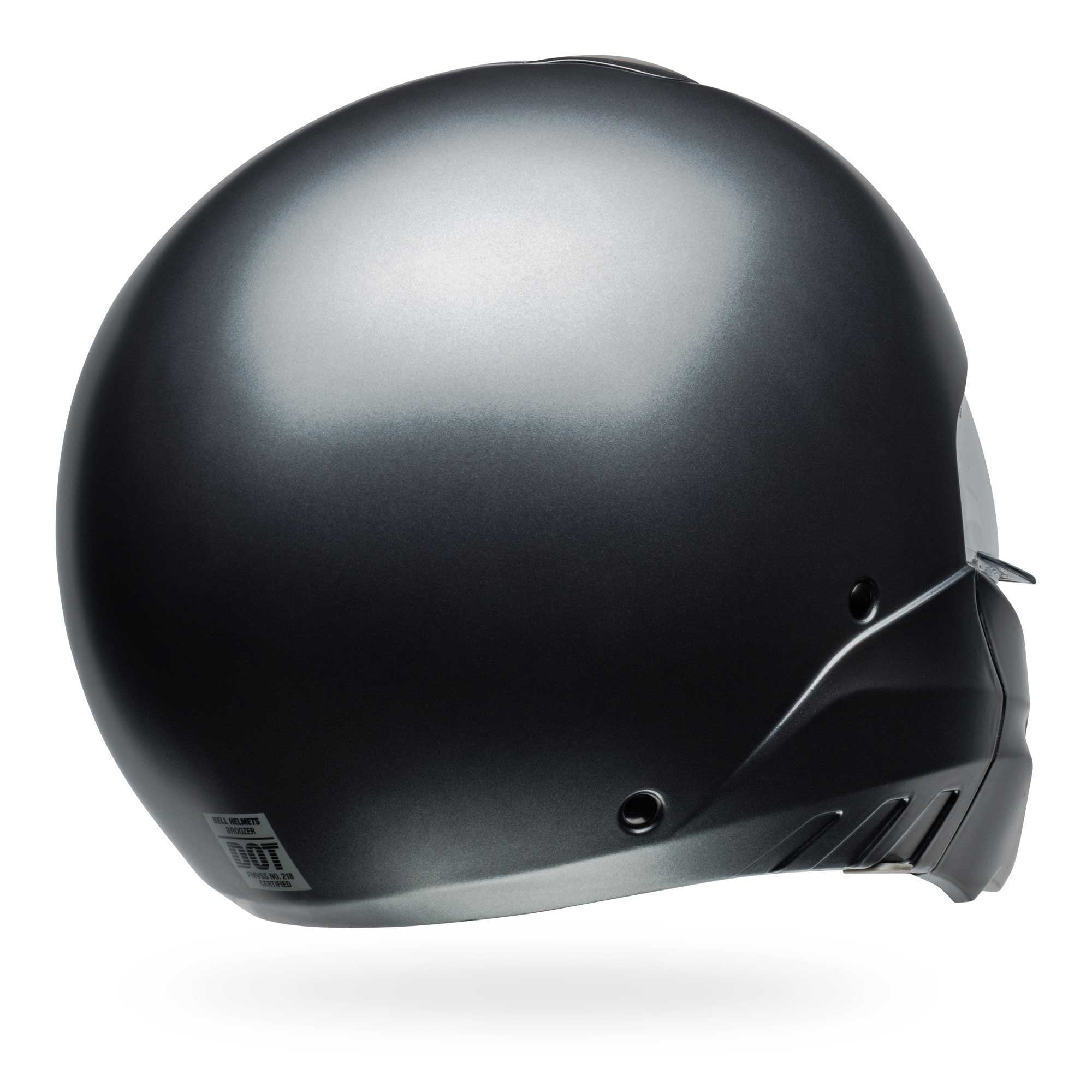 Bell Full | Open Face Motorcycle Helmet - BROOZER SOLID (Grey)