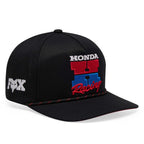 FOX Racing Mens Cap - HONDA Snapback Hat (Black)