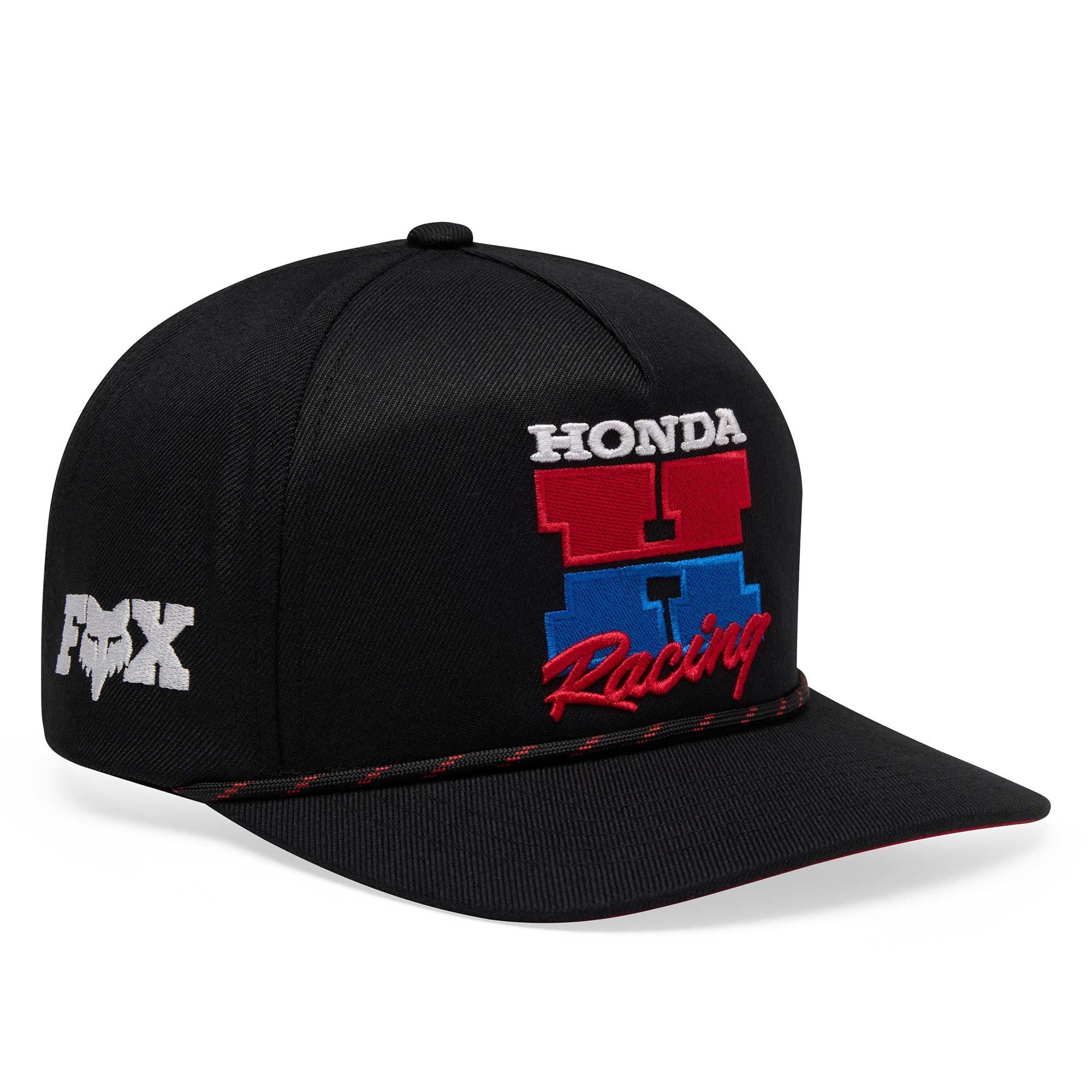 FOX Racing Mens Cap - HONDA Snapback Hat (Black)
