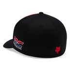 FOX Racing Mens Cap - HONDA Flexfit Hat (Black/Red)