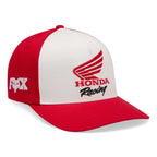 FOX Racing Mens Cap - HONDA Flexfit Hat (Red/White)