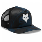 FOX Racing Mens Cap - Vision Mesh Trucker Snapback Hat (Deep Cobalt)