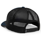 FOX Racing Mens Cap - Vision Mesh Trucker Snapback Hat (Deep Cobalt)