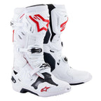 Alpinestars MX Boots - Tech 10 DHCP Super Vented (White/Bright Red)