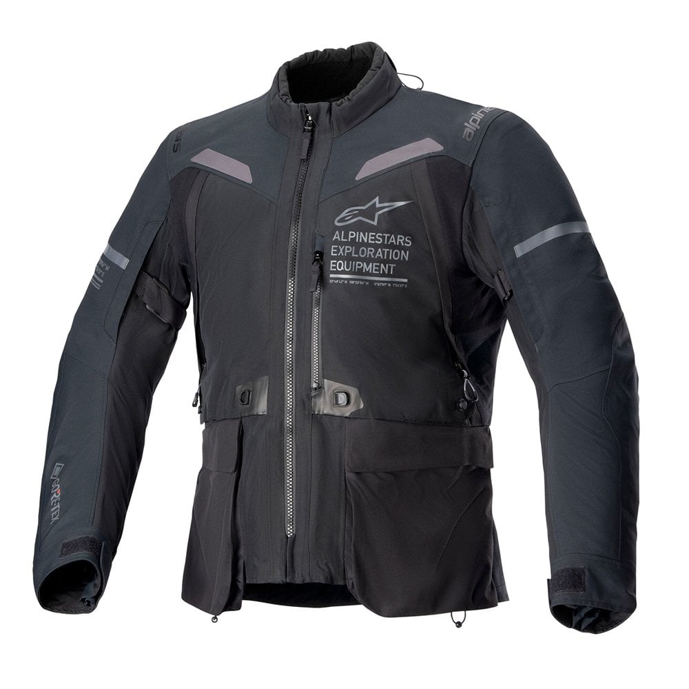 Alpinestars ST-7 2L Gore-Tex Laminate Motorcycle Touring | Adventure Jacket (Black/Dark Grey)