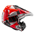 Arai Motocross | Enduro Helmet - MX-V Evo PEAK (Red/Black)
