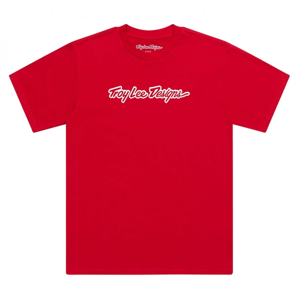 Troy Lee Designs T-Shirt - SIGNATURE (Red)