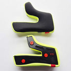 Fox (Spares) Cheek Pads - V3RS 24-26 - Black/Yellow - 31mm (XL)
