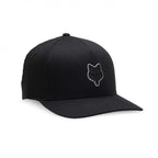 FOX Racing Mens Cap - FOX HEAD Flexfit Hat (Black)