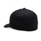 FOX Racing Mens Cap - FOX HEAD Flexfit Hat (Black)