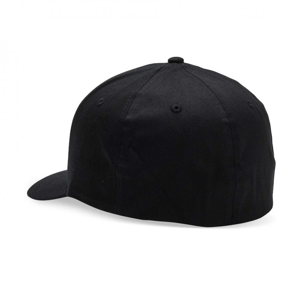 FOX Racing Mens Cap - FOX HEAD Flexfit Hat (Black)