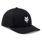 FOX Racing Mens Cap - FOX HEAD Trucker Hat (Black)