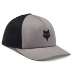 FOX Racing Mens Cap - FOX HEAD Trucker Hat (Steel Grey)