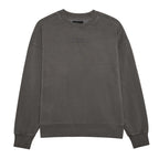 FOX Racing Mens Jumper - WORDMARK Oversized Fleece Crew (Pewter)