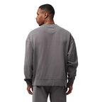 FOX Racing Mens Jumper - WORDMARK Oversized Fleece Crew (Pewter)