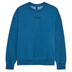 FOX Racing Mens Jumper - WORDMARK Oversized Fleece Crew (Twilight)