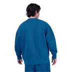 FOX Racing Mens Jumper - WORDMARK Oversized Fleece Crew (Twilight)