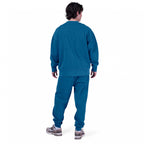 FOX Racing Mens Jumper - WORDMARK Oversized Fleece Crew (Twilight)