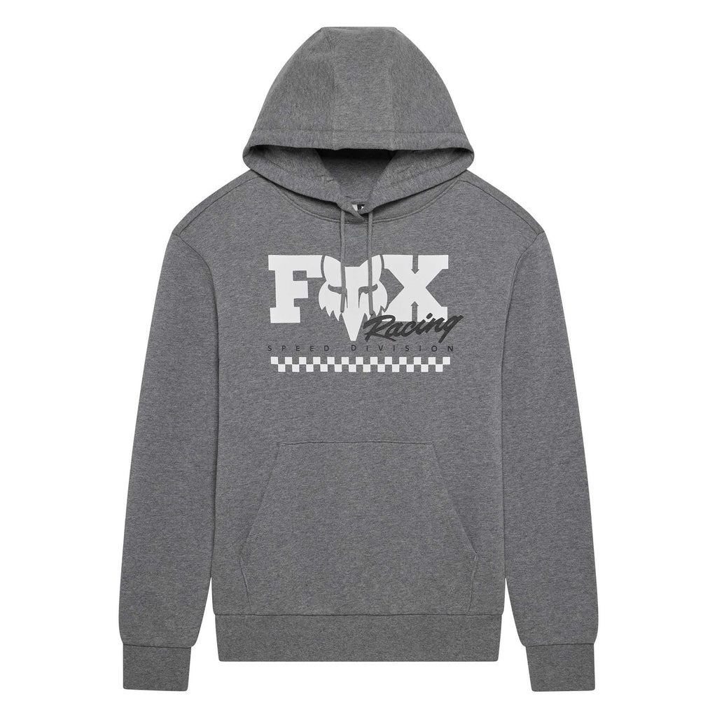 FOX Racing Women's Hoodie - CHECKER Fleece Pullover (Heather Graphite)