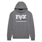 FOX Racing Women's Hoodie - CHECKER Fleece Pullover (Heather Graphite)