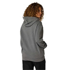 FOX Racing Women's Hoodie - CHECKER Fleece Pullover (Heather Graphite)