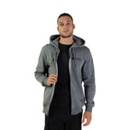 FOX Racing Mens Hoodie - ABSOLUTE Fleece ZIP (Heather Graphite)