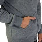 FOX Racing Mens Hoodie - ABSOLUTE Fleece ZIP (Heather Graphite)