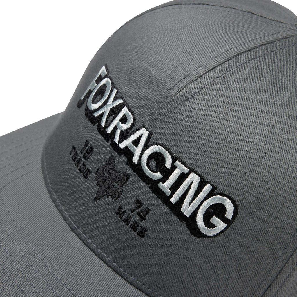 FOX Racing Mens Cap - BOLD Flexfit Hat (Pewter)