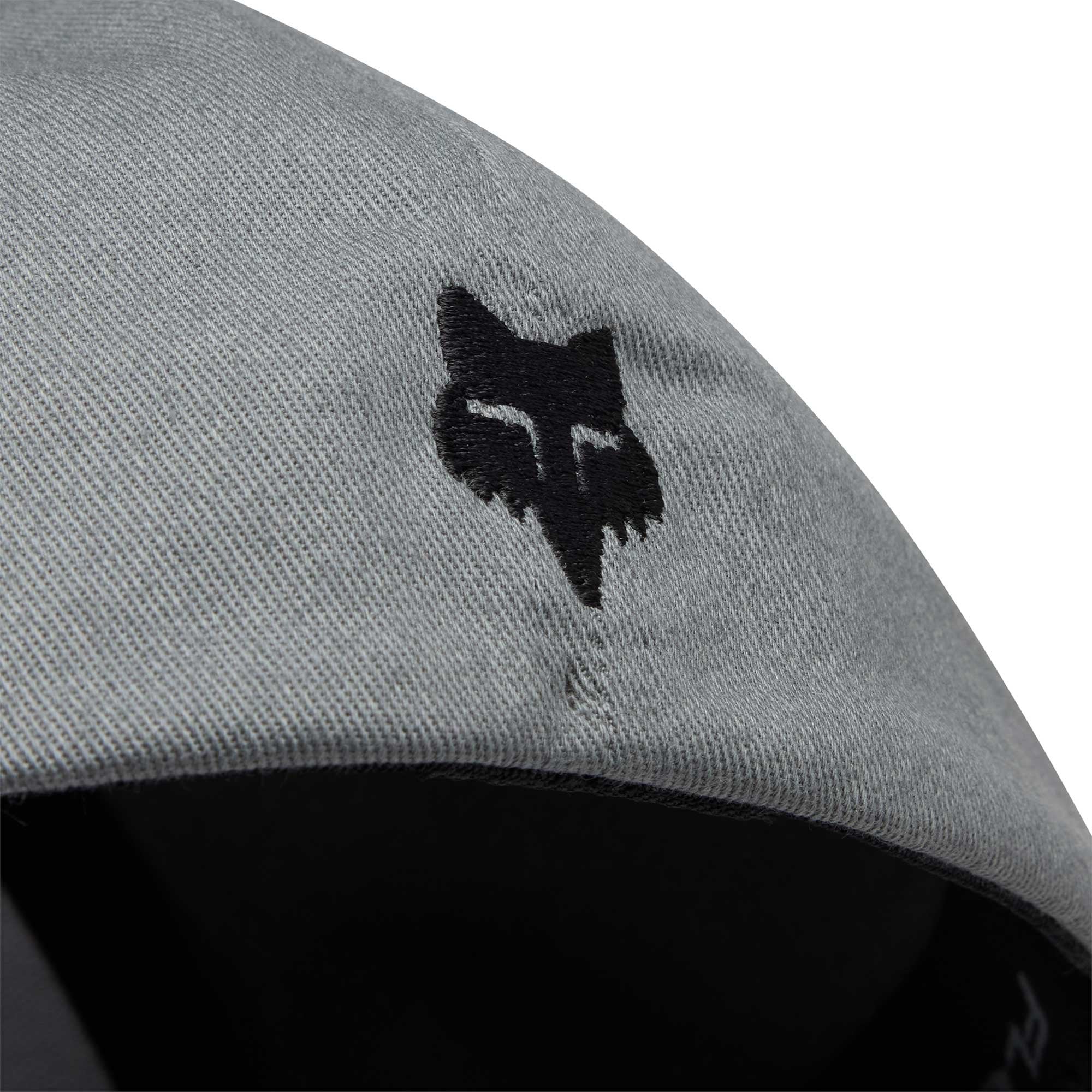 FOX Racing Mens Cap - BOLD Flexfit Hat (Pewter)