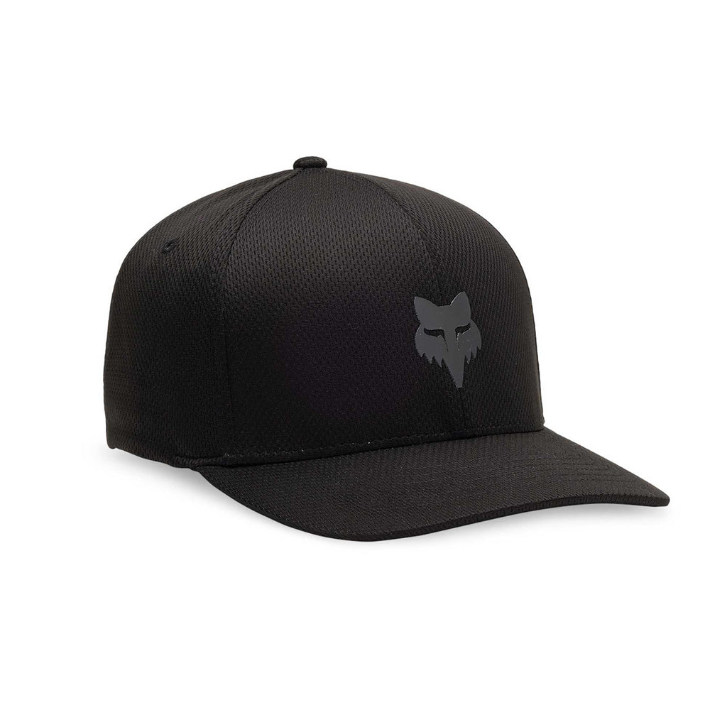FOX Racing Mens Cap - FOX HEAD Tech Flexfit Hat (Black/Charcoal)